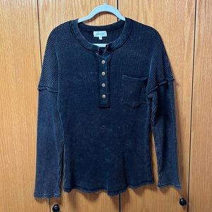 Bohme, black button shirt, Size M